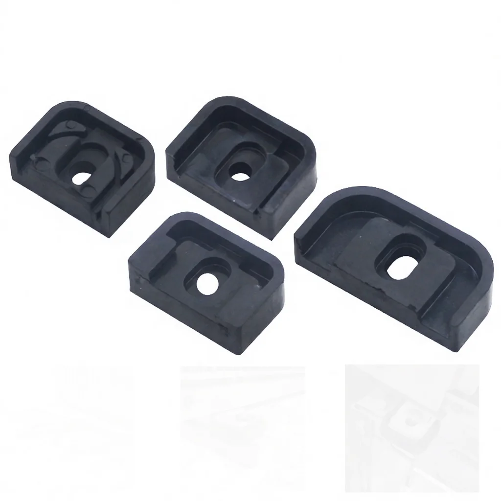 Rubber Air Conditioner Outdoor Unit Shock Absorption Pad Vibration Damping Anti Slip Noise Reduction Base Mount Support Mat