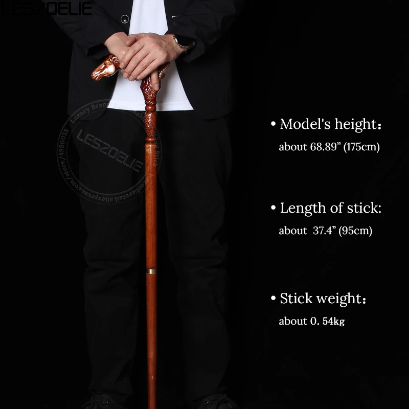 95cm Pferd Griff Deutsch Buche Holz Walking Stick Männer Abnehmbare Walking Stöcke Frauen Elegante Walking Sticks