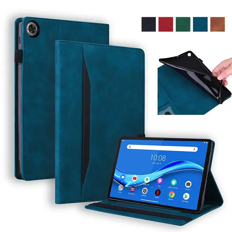 Business Wallet Funda for Lenovo Tab M10 Plus Gen 3 Case TB128XU TB125FU Flip Cover Xiaoxin Pad 2022 10.61