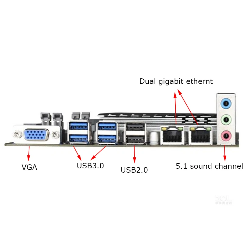 For Jingsha X99 Dual Computer Motherboard Studio Game Multi-open DDR4 Memory Support Xeon E5 V3/V4 Full Series