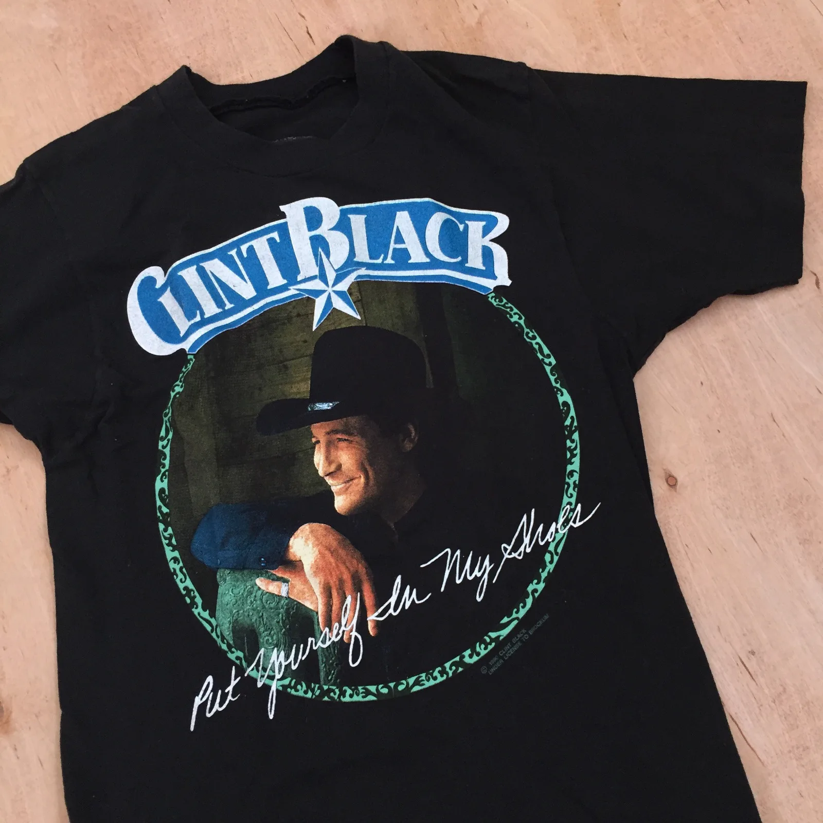 Vintage 1990s Clint Black Put Yourself In My Shoes T-shirt All Size S-5XL T342