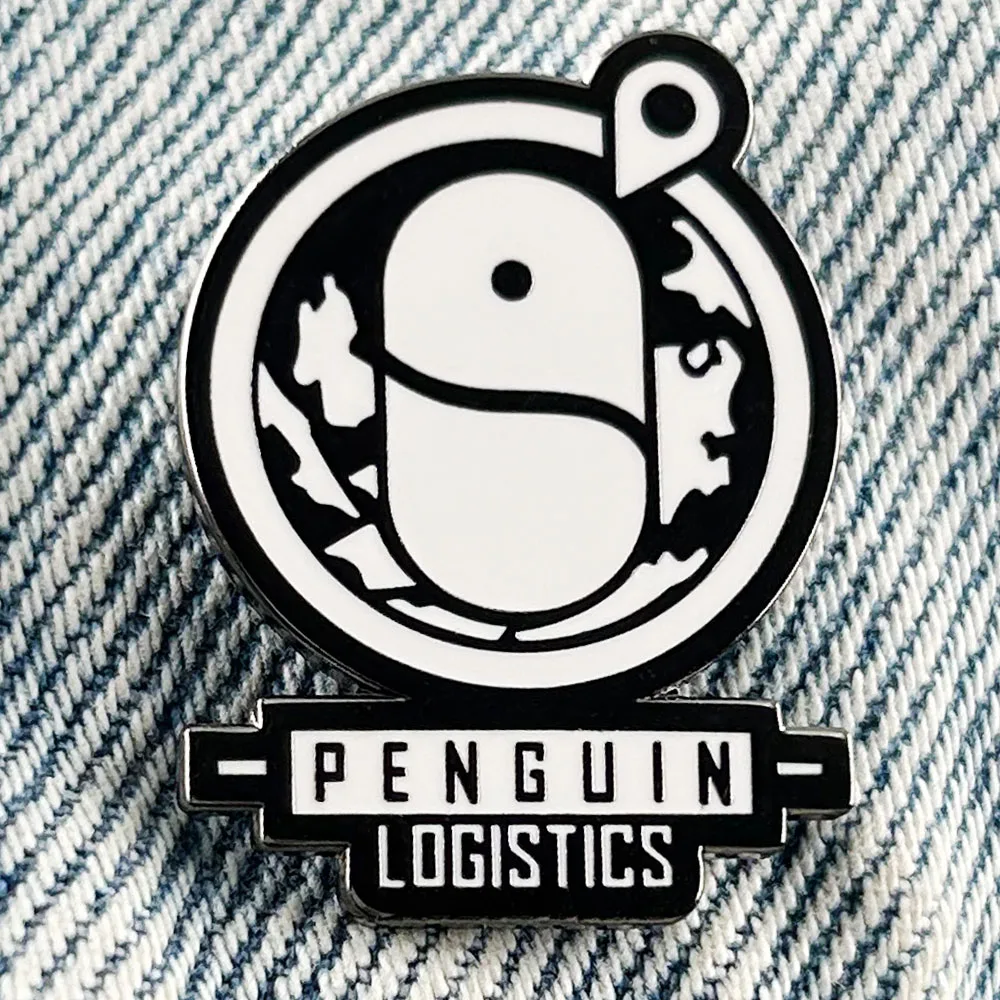 الفرسان البطريق اللوجستية شعار التلبيب دبوس برج استراتيجية الدفاع RPG الطرفية شارة ألعاب المشجعين الهدايا جمع #1