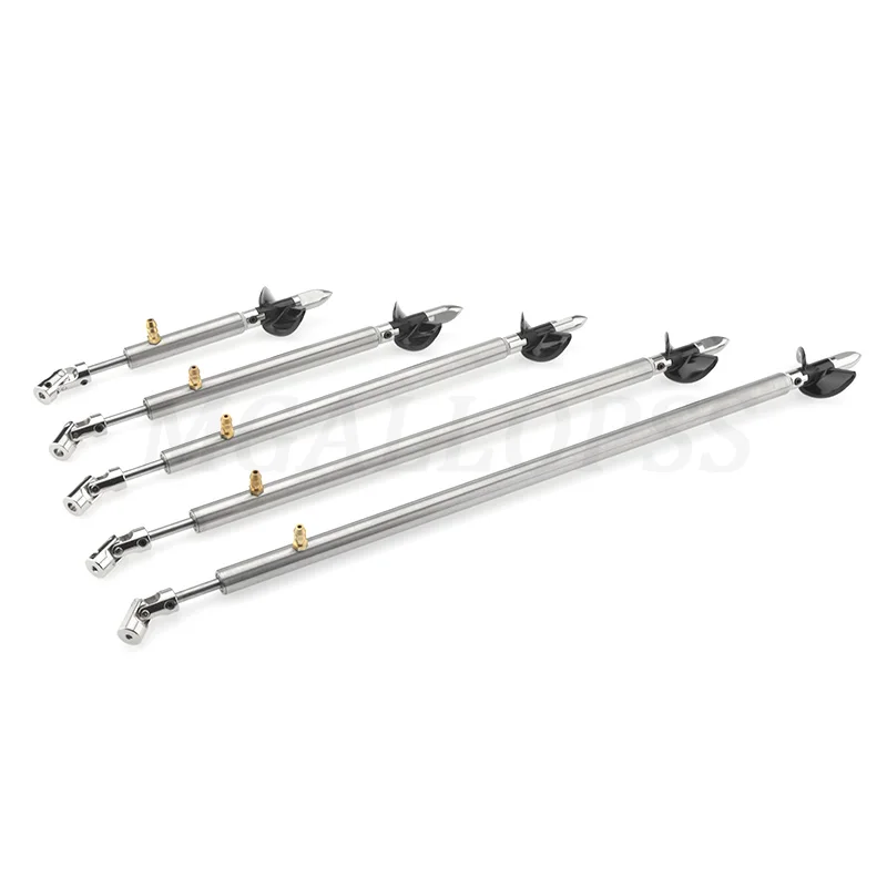 1set RC Boat 4mm Boat Shaft Drive Shaft+2 Blades D36mm Propeller + Shaft Sleeve With Grease Nozzle + Prop Nut+Cardan Joint