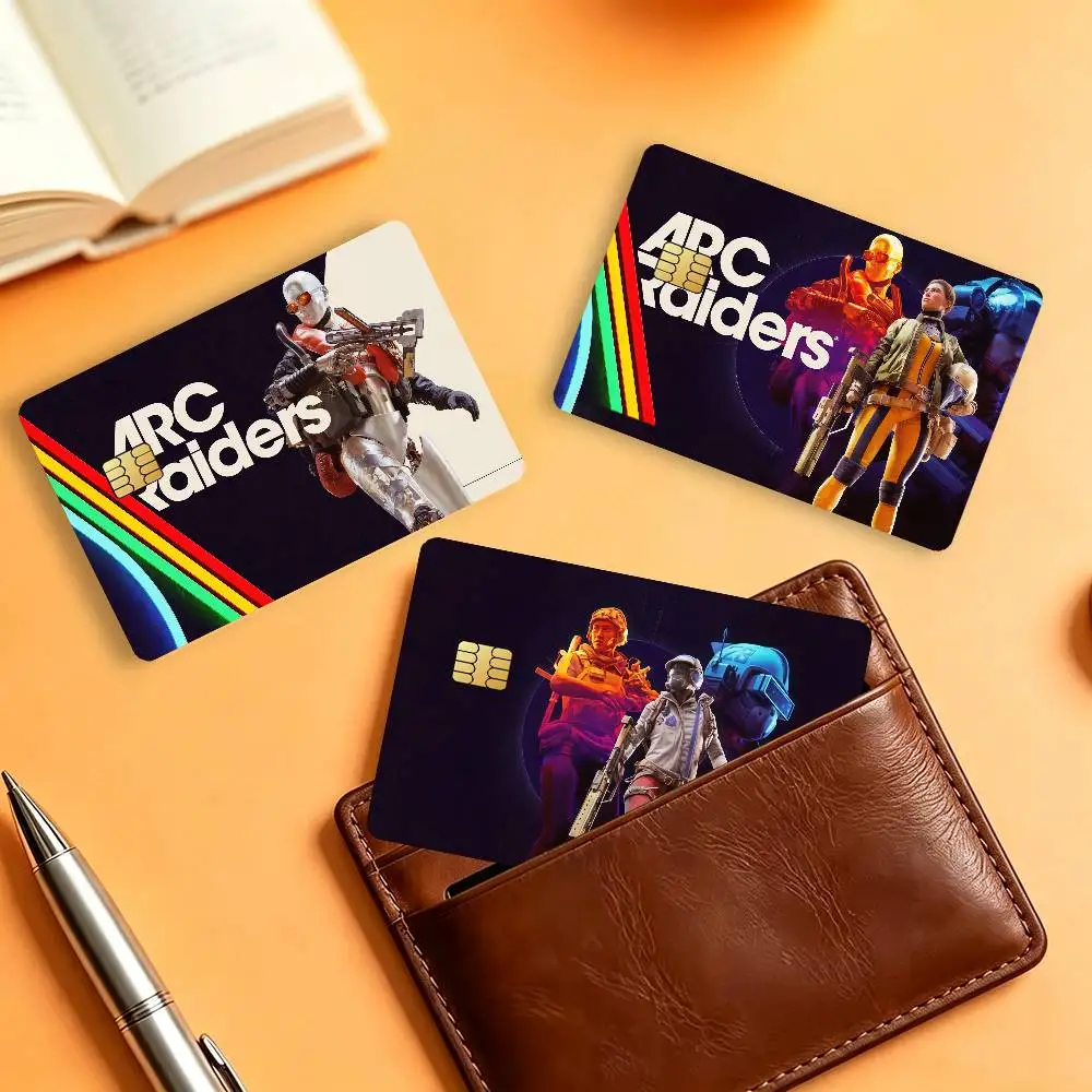 Game Arc R-Raiders Matte Card Stickers For Credit Cards Debit Cards And Transit Cards 4Pcs