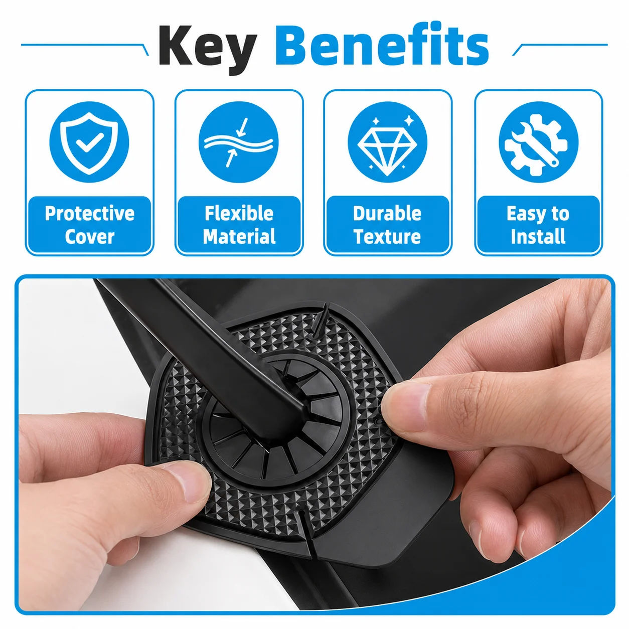 2/4/10PCS Auto Rear Wiper Hole Cover Plug Rubber Sealing Cap Windshield Wiper Delete Kit Dustproof Waterproof Car Exterior Trim
