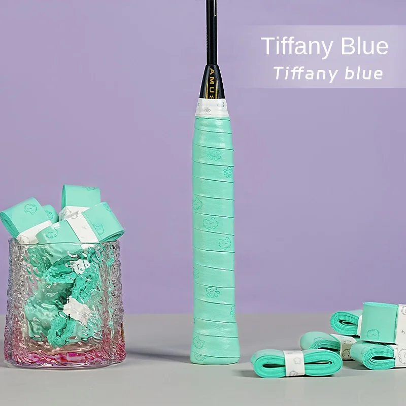 Raqueta de tenis con garra de gato, pegamento de mano, mango de goma antideslizante, correa para caña de pescar, cinturón de bobinado resistente al desgaste absorbente para el sudor