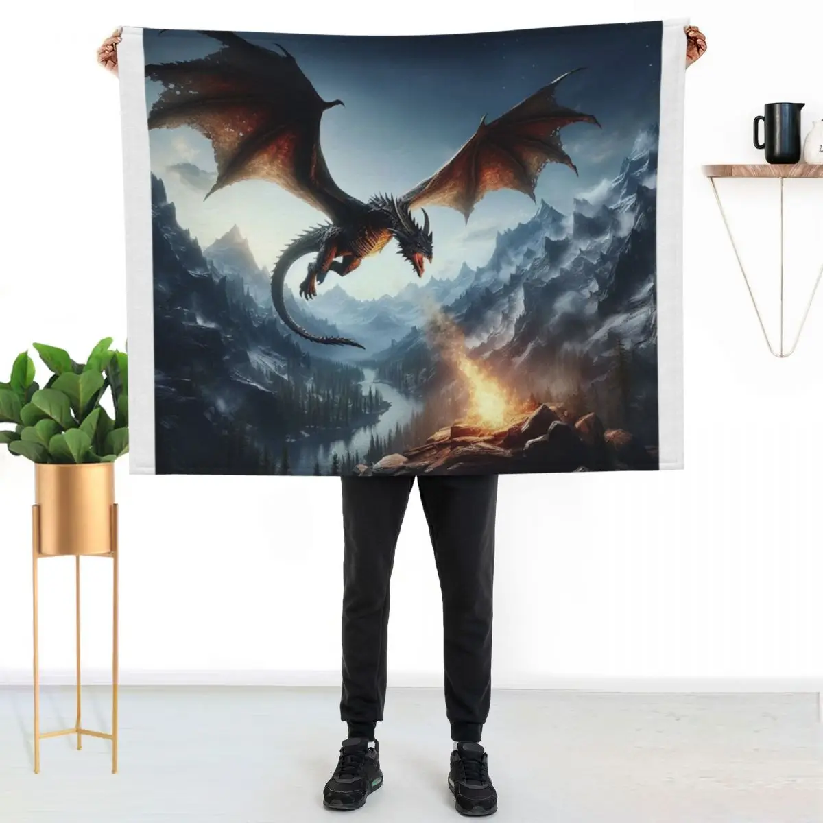 

Unlock the Ultimate Dragon Fire Models with Skyrim: A Comprehensive Guide to Epic Fantasy Gaming Throw Blanket