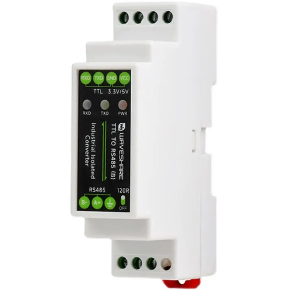 Din Rail TTL Serial Port RS485แยกโมดูลแปลง Hub 600W Lightningproof & Anti-Surge Multi-การป้องกันการแยก