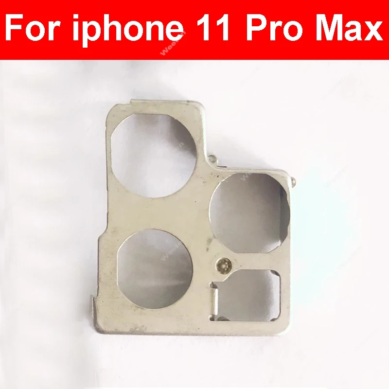 Iphone 11 12 13 14 Pro Max 12 Mini 13 미니 백 후면 카메라 금속 홀더 브래킷 금속 카메라 고정 프레임 수리 교체