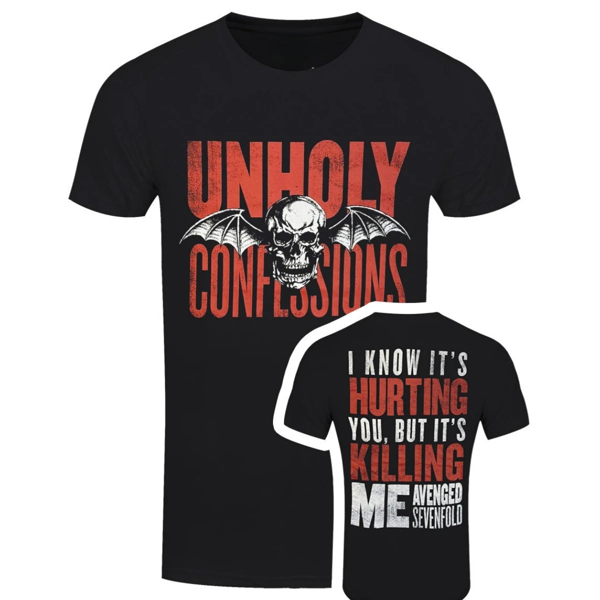 Avenged Sevenfold Graphic Cotton T-shirt Unisex Summer Short Sleeve Fashion Brand Tee Luxury Casual Vintage Tees