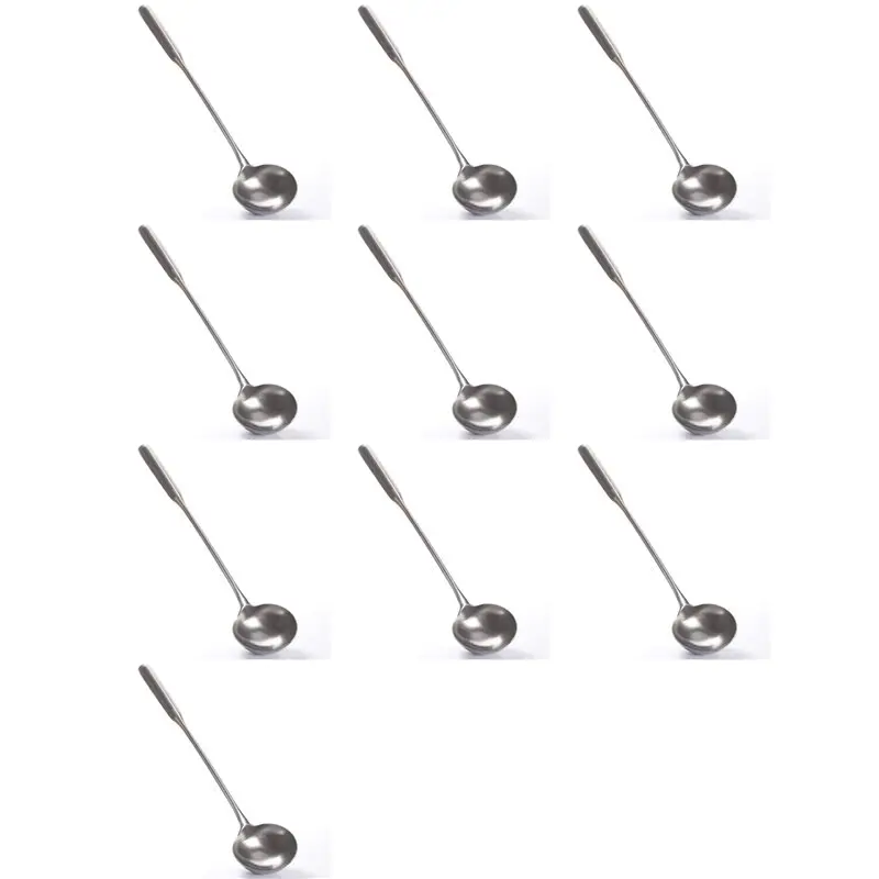 

【THANKSGIVING DAY】10X Soup Ladle, Wok Spatula,The Longer Handle Shovel Spoon Rustproof,Heat Resistance, Integral Forming Durable