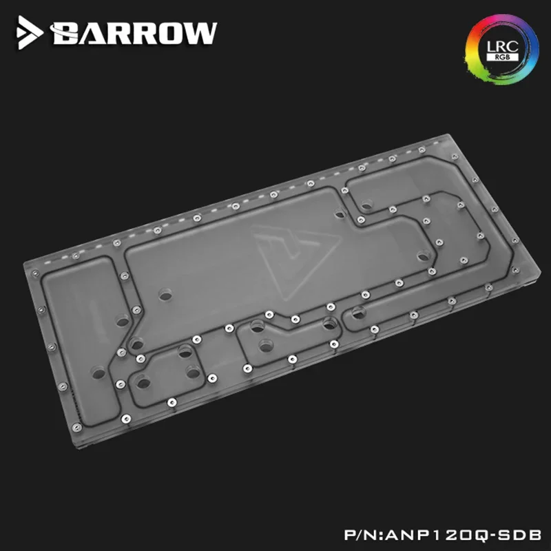 Barrow Water Way Plate for ANTEC P120 Case front type RGB reservoir 5V 3PIN ARGB AURA motherboard water Tank ANP120Q-SDB