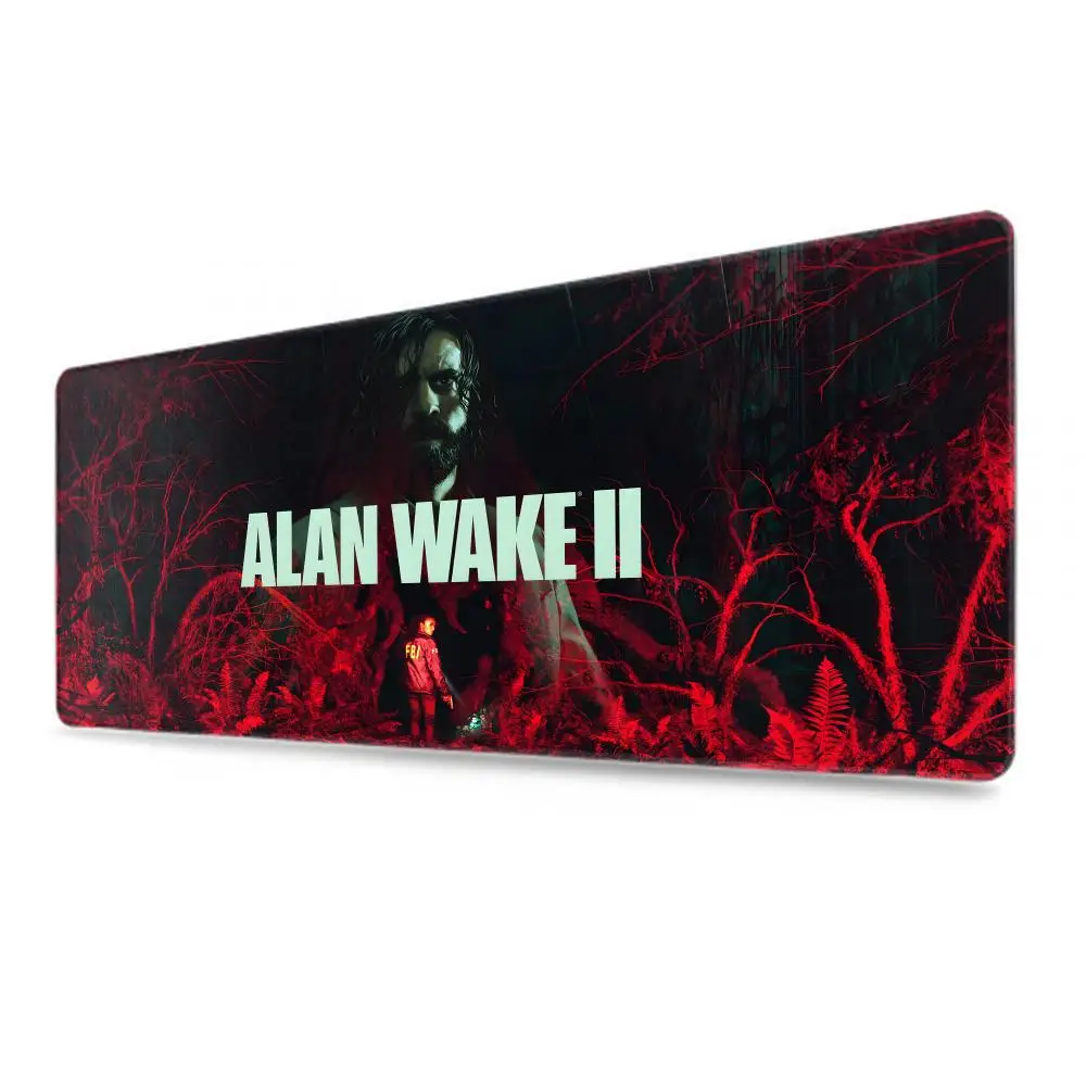 Hot Survival Horror Game Alan Wake Series Mouse Pad Computer Mouse Pad desk accessories Gaming Office MousePad Waterproof PU Lea