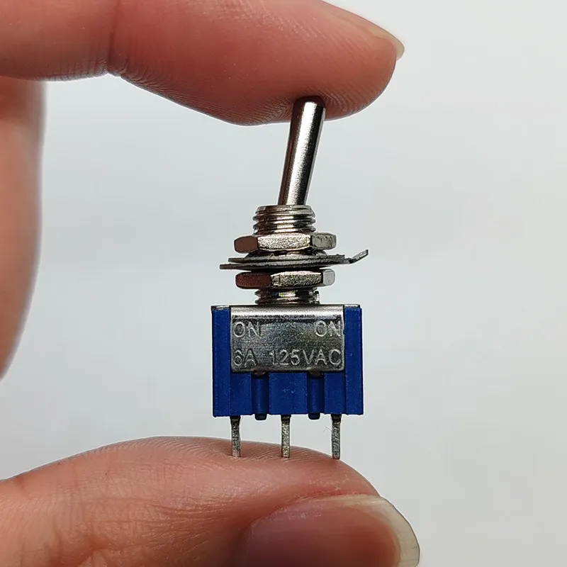 5PCS Toggle Switch MTS-102/103/202/203 3-pin/6-pin 2/3-speed Single/Dual Rocker Switch