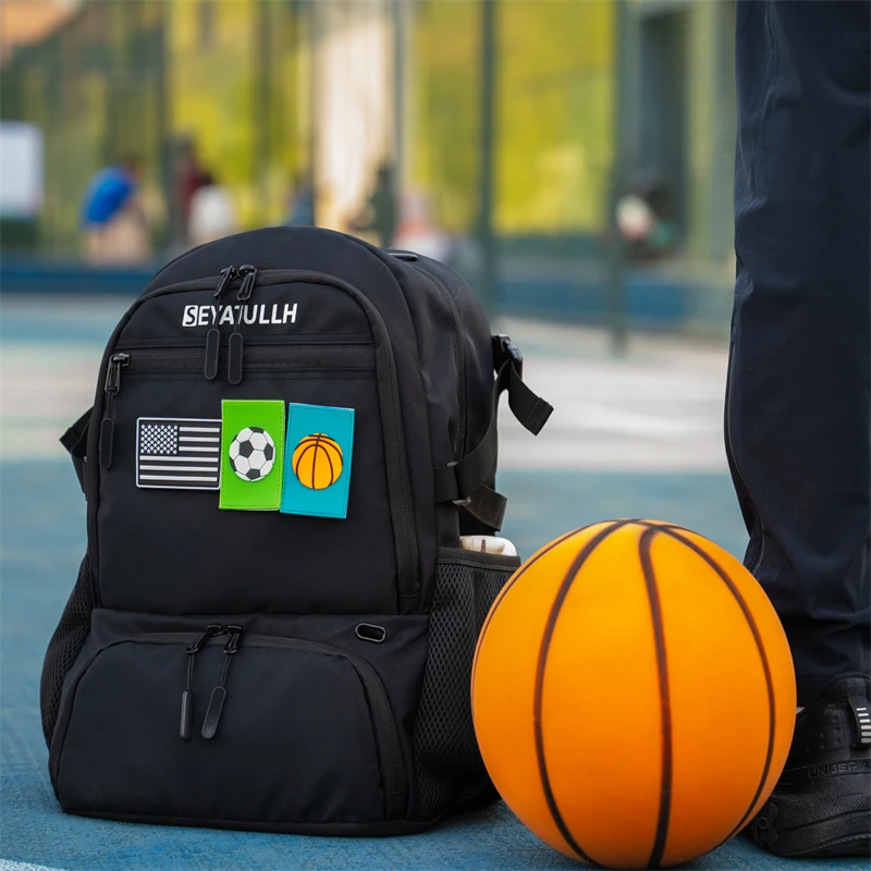 

Basketball Bag Backpack for Men Women with Ball & Shoes Compartment Soccer Ball Volleyball Backpack Sports Travel Gym School Bag