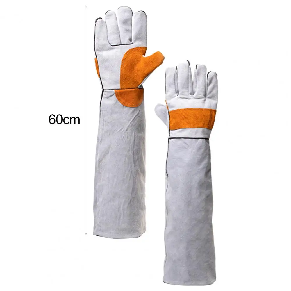Squirrel Protection Gloves Anti-bite Gloves for Cats Bite-resistant Handling Gloves Thickened Long Arm for Cats for Grooming