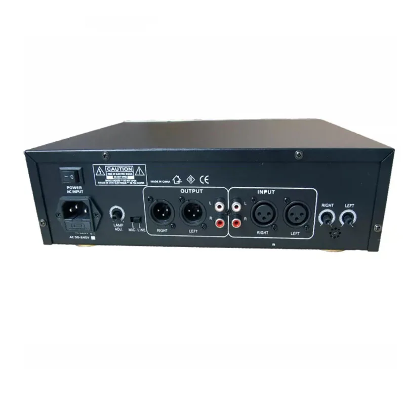 Audio VU Level Meter MC-2100MKII with Analog Needle Display Rack-Mountable DB Meter for Power Amplifier