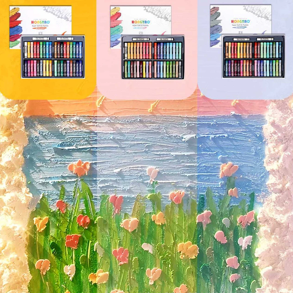 مجموعة زيت باستيل للفنان ، رسم احترافي ، تلوين فن الكتابة على الجدران ، قابل للغسل ، غير سامة ، أداة رسم ، 24 لونًا ، 36 لونًا ، 48 لونًا