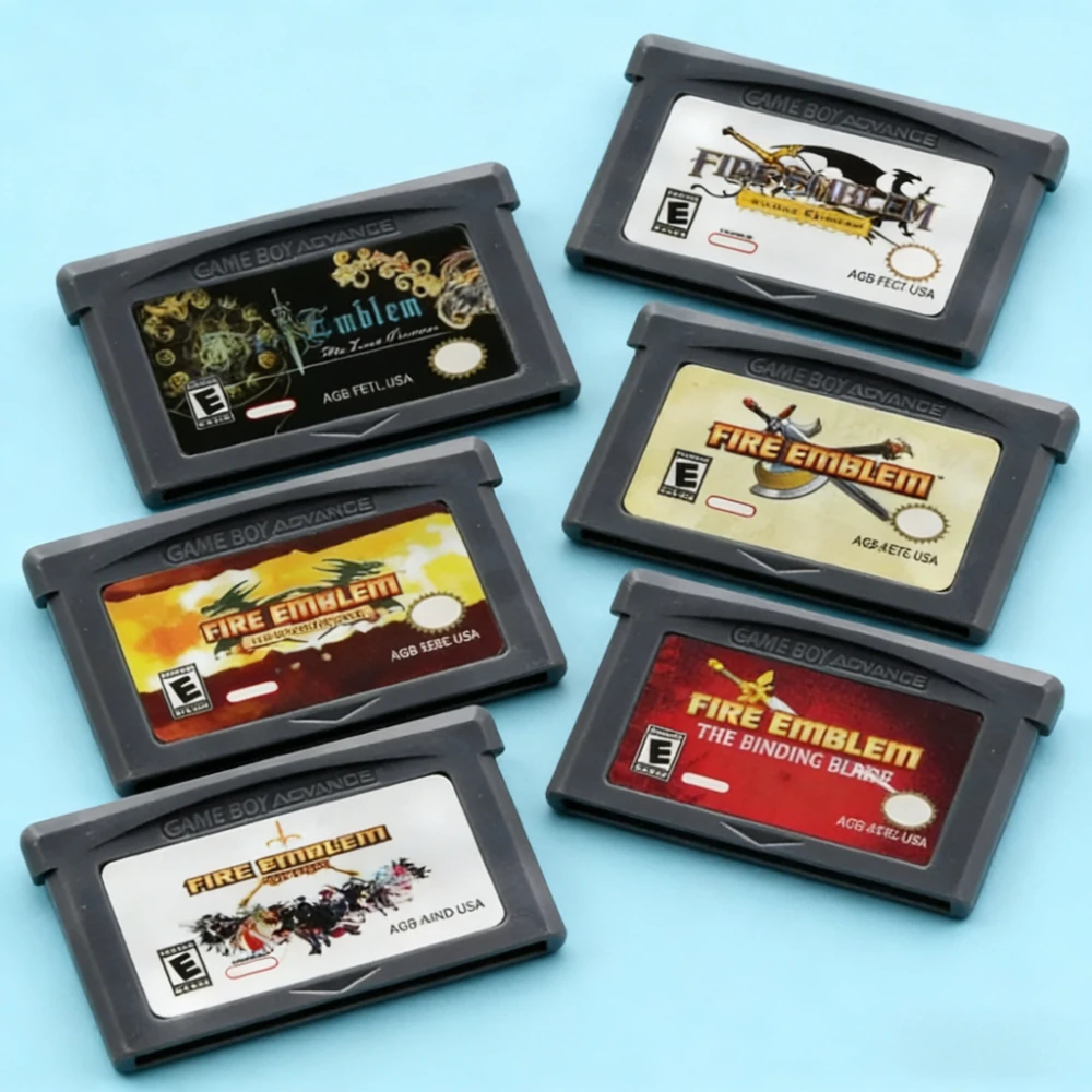 

Серия Fire Emblem для GBA: Fire Emblem The Sacred Stones/The Binding Blade/The Last Promise/Sword of Seals/Requiem/Corrupt Theocracy