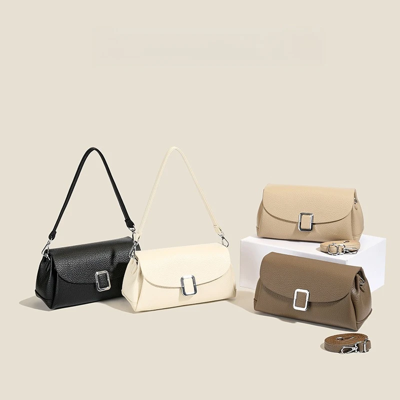 

2025 New Women's Underarm Bag, Minimalist Elegant Crossbody Purse, Soft Faux Leather Shoulder Sling for Daily Use & Dating