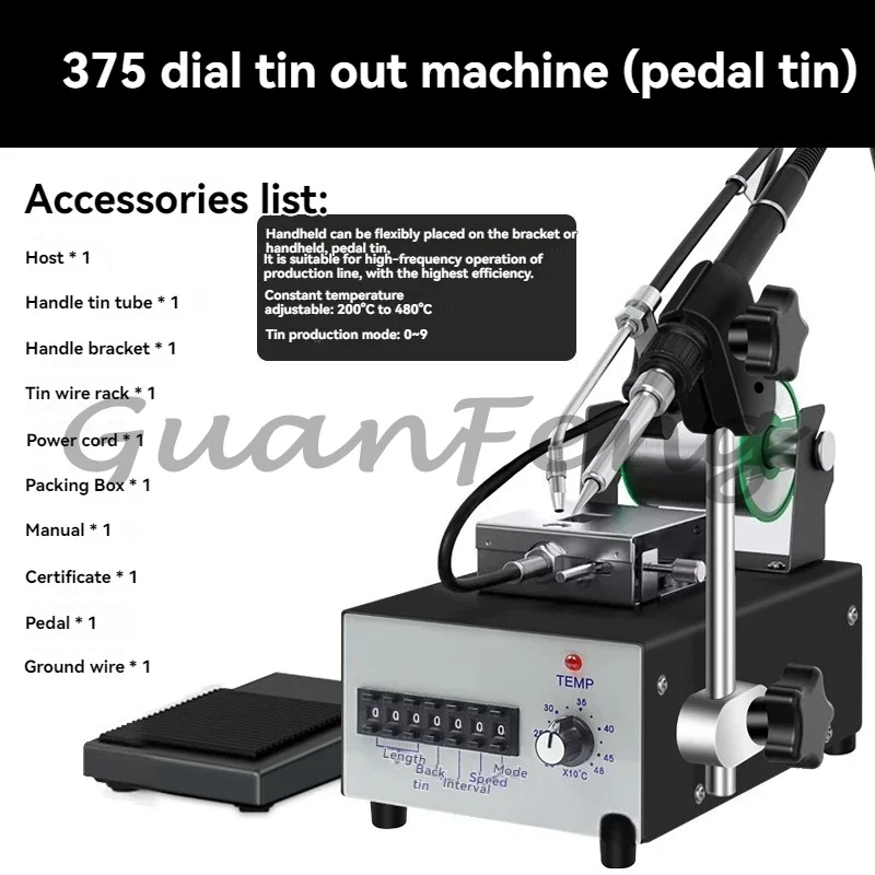 395 fully automatic welding station, 75W fast heating soldering iron
