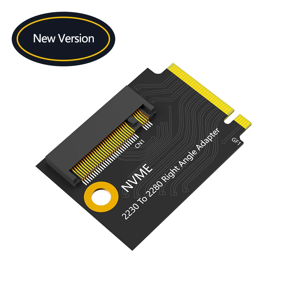 NVME M-Key 2230mm to 2280mm Angled Extension SSD Upgrade Adapter for ROG Ally Gaming