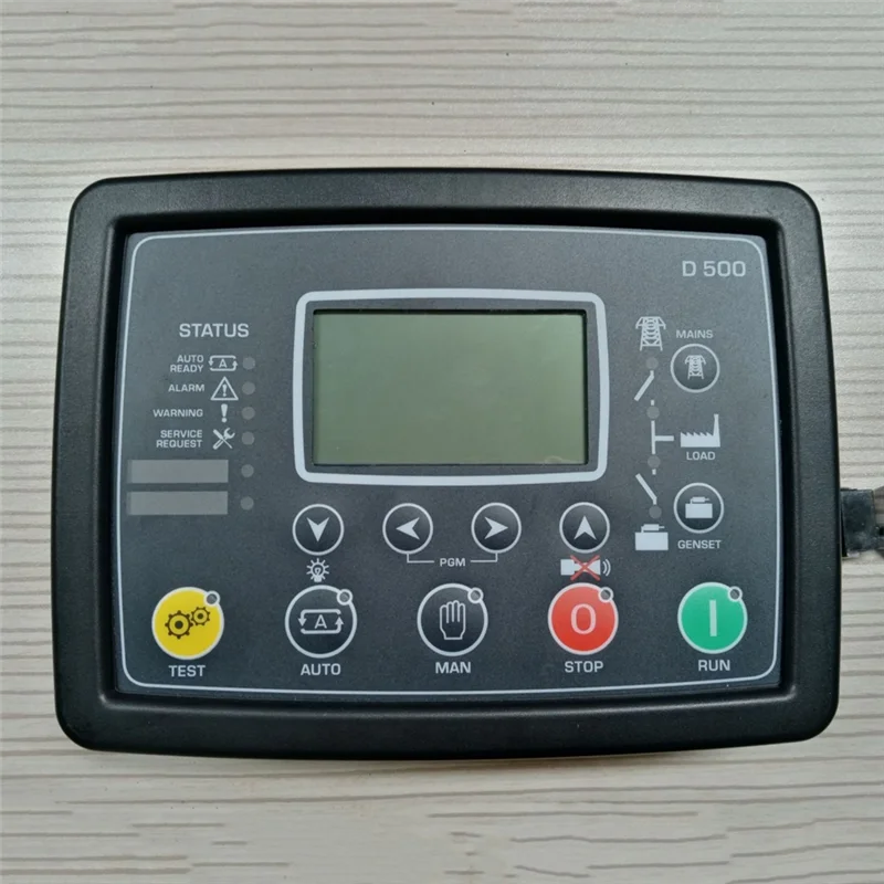 1 PCS D500 Generator Automatic Mains Failure Control Panel/AMF Controller Replacement Parts Black D500 MK2