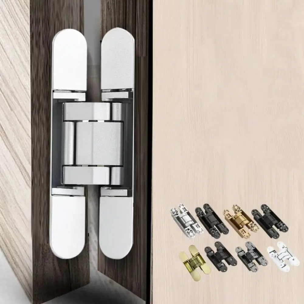 For For Guangyi Aimas Invisible Hinge Concealed Cross Pivot 3D Adjustable Silent Hardware For Hidden Folding Door Room Partition