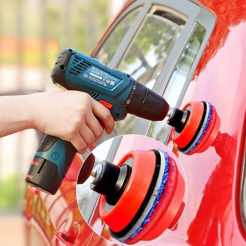 29개 자동차 폼 드릴 광택 패드 키트 1.2/2/3인치 버핑 패드 스펀지 세트 키트 M14 드릴 어댑터 전동 공구 자동차 광택기