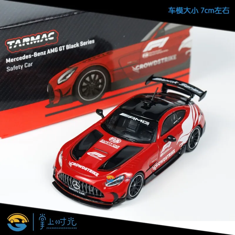 Tarmac Works TW 1:64 benz GT Black Series Safety Car Collection die cast alloy car model decoration gift