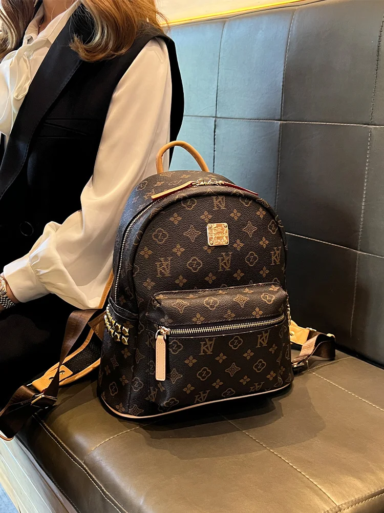 

Кожаная женская сумка через плечо, легкая, для путешествий, в стиле ретро, с цветочным принтом, большая, брендовая, высококачественная, повседневная, в стиле бапа