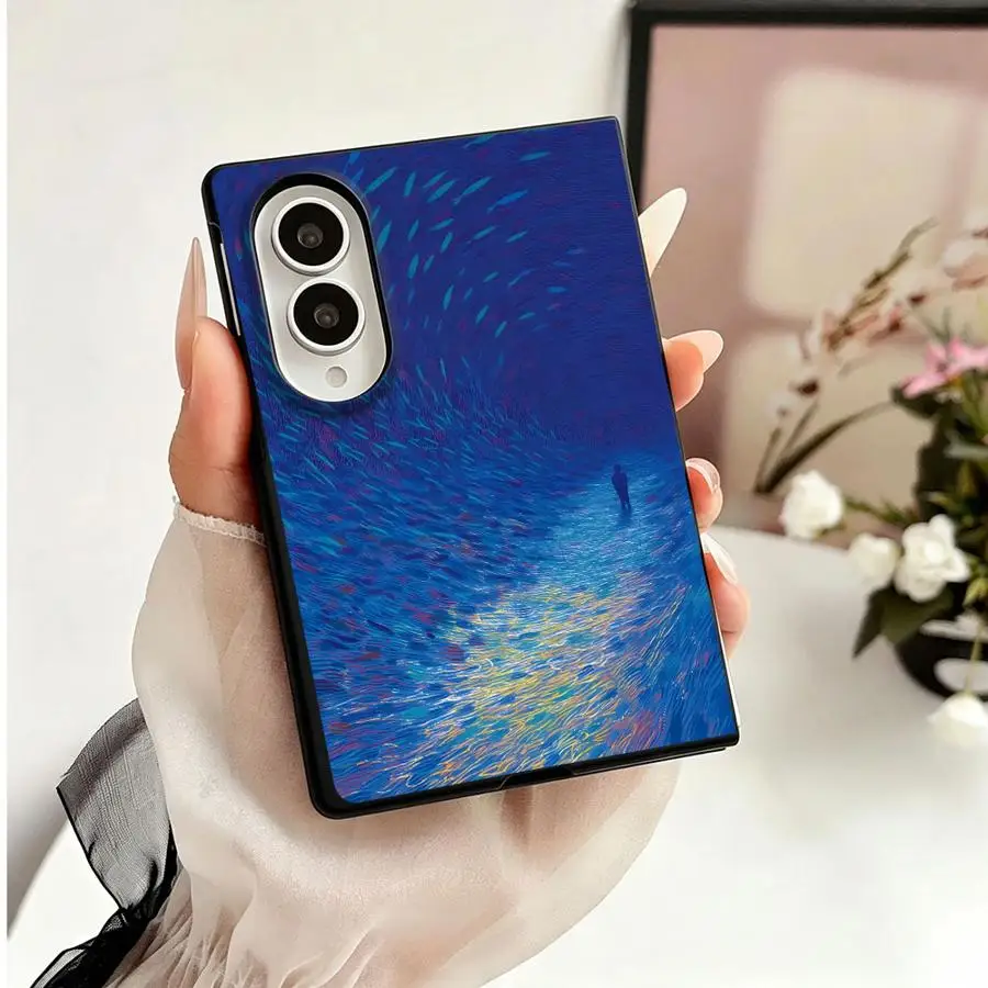 Case for Samsung Galaxy ZFold8 Z Fold8 Wide Z Fold 8 ZFold Wide Phone Shell Marine Organism Shell
