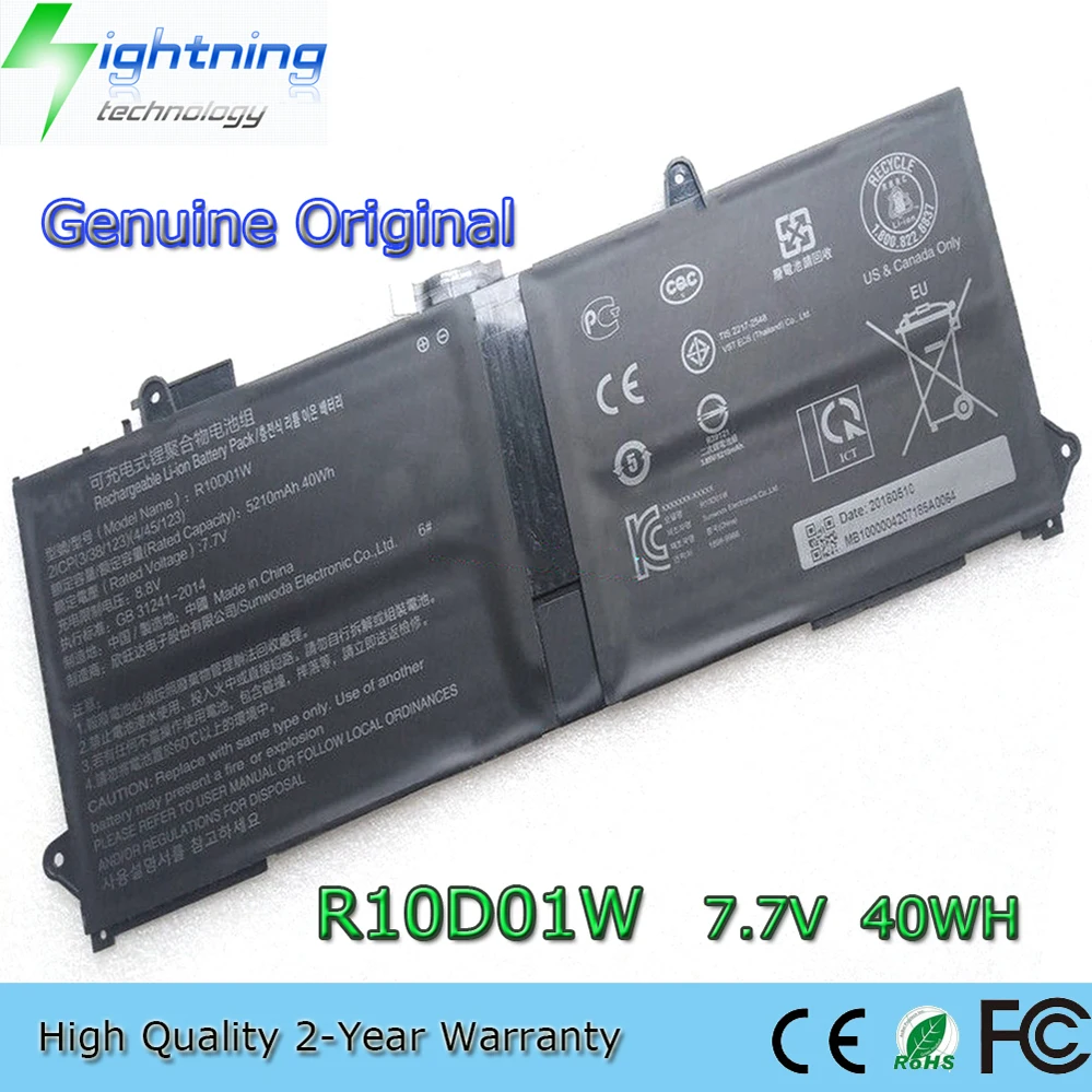 

R10D01W 7.7V 40Wh Laptop Battery for Xiaomi R10D01W computer 2ICP(3/38/123)(4/45/123) etc.