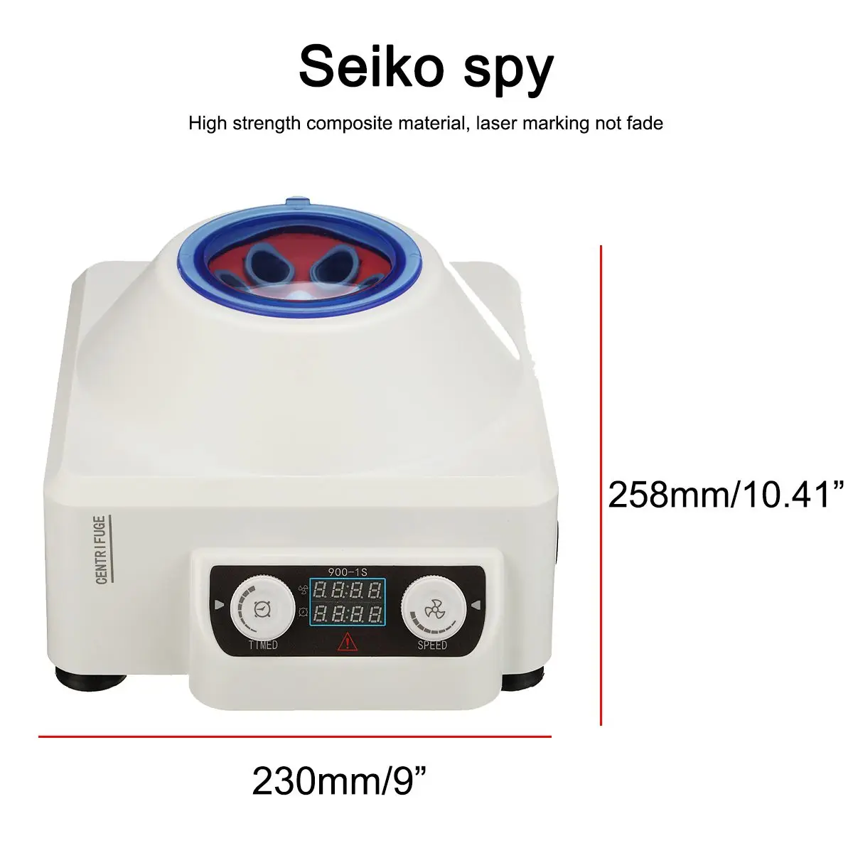 900-1SElectric Laboratory Centrifuge Medical Practice Machine Supplies Prp Isolate Serum 4000rpm 6pcs 15ml Centrifuge Tube