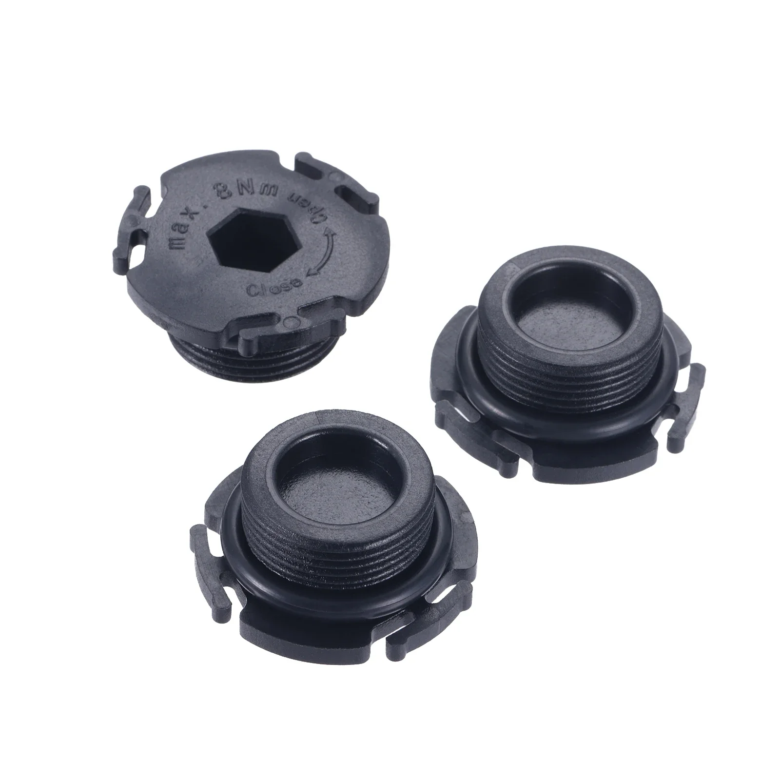 3Pcs ABS Car Engine Oil Drain Plug with O Rings For BMW 228i 320i 428i 528i X1 Z4 Gas Replacement 11137605018 Auto Engine Parts