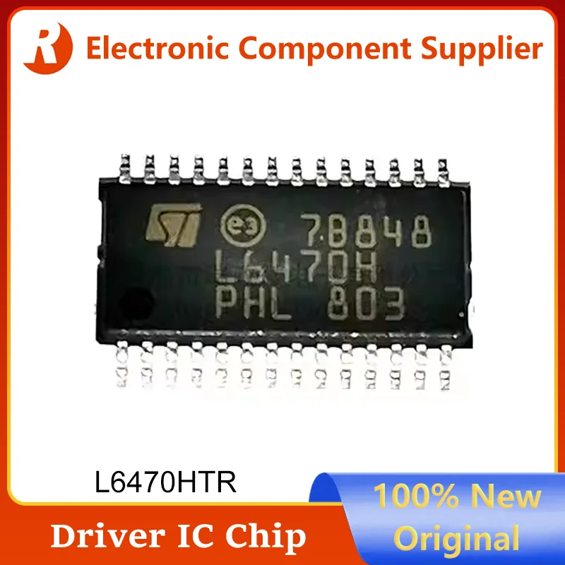 

100% Original L6470HTR HTSSOP-28-EP-4.5mm bipolar stepper motor drive IC chip 5Pcs