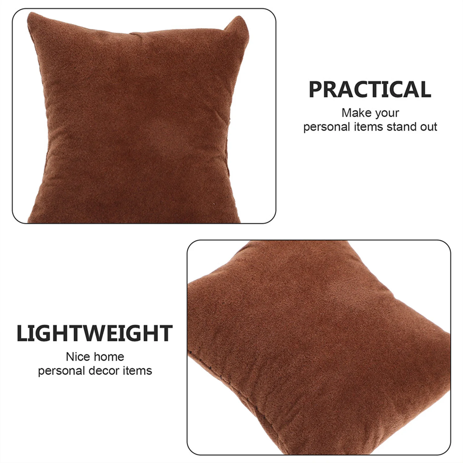 20 قطعة وسائد ساعة مجوهرات عرض وسائد سوار منظمات مقاومة للبهتان الملمس الحديث حماية آمنة للتخزين #4