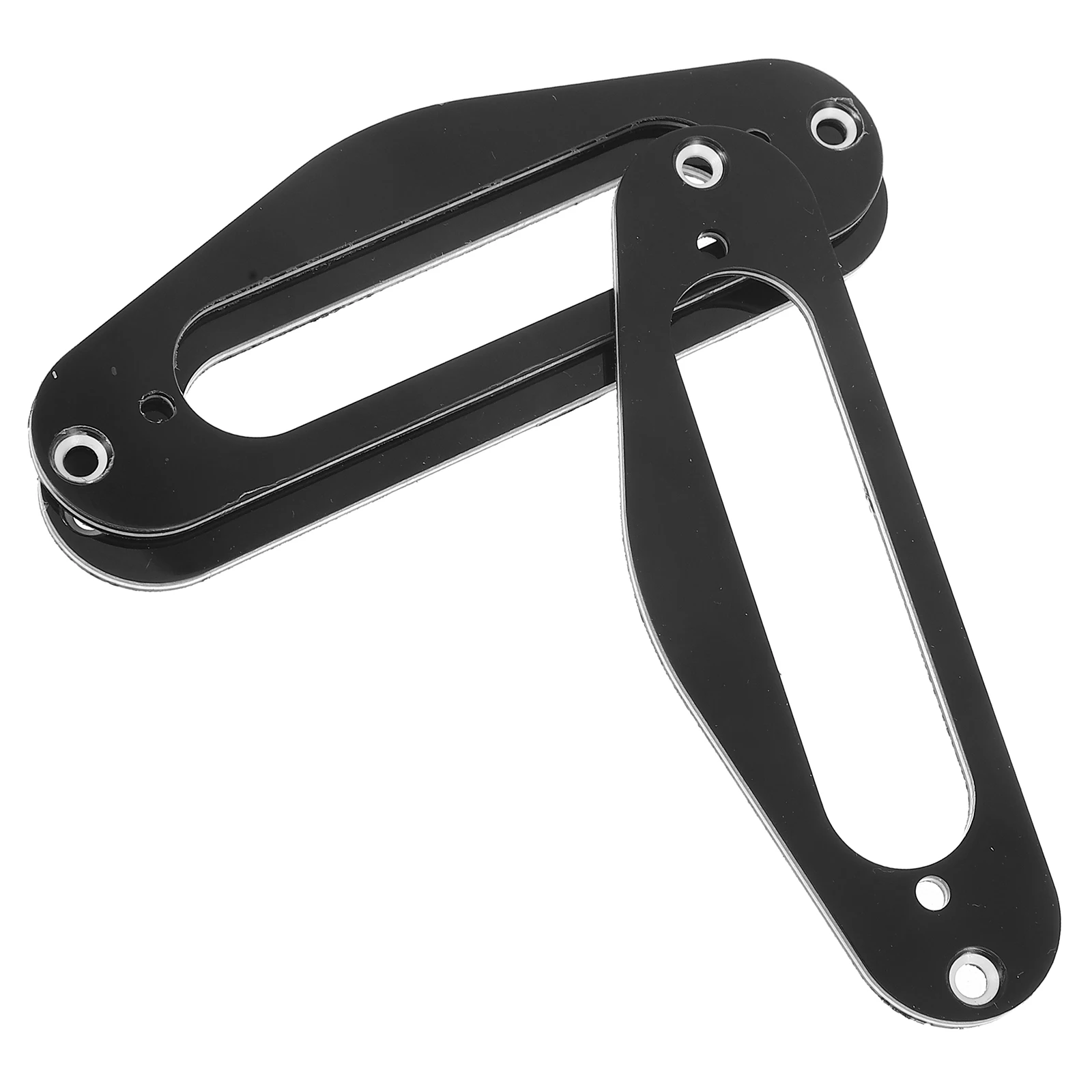 

3 Pcs Guitar Pickup Frame Single Coil Rings Red Humbucker Parts Electric TL Style Durable Pickup Mounting Ring Replacement For
