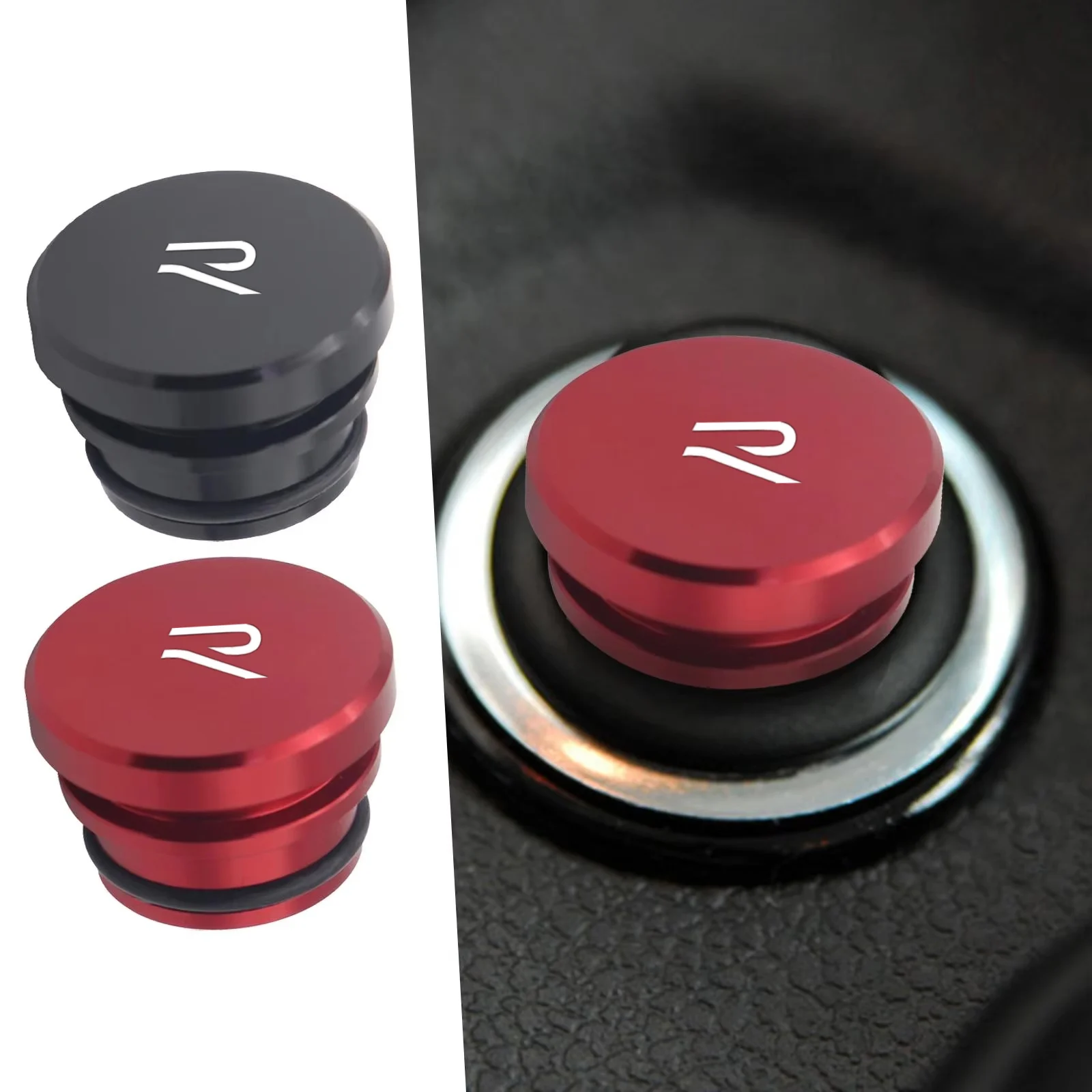 العالمي سيارة ولاعة السجائر غطاء التوصيل لفولكس واجن جولف 5 6 7 8 بولو شيروكو باسات بيتل جيتا تيجوان MK7 CC Magotan