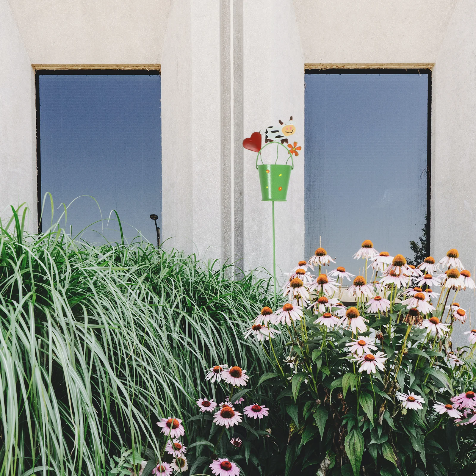 

Decorative Garden Stake Iron Craft Bonsai Pot Flower Pot Stake Micro Landscape Garden Accessory Outdoor Yard Ornament