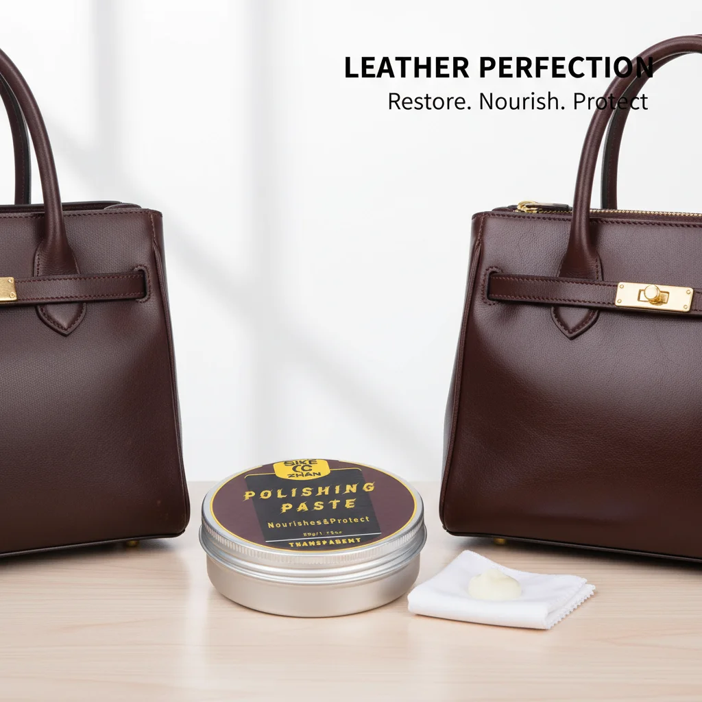 كريم العناية بالجلد متعدد الأغراض عالي الجودة للحقائب والمحافظ والأحزمة والترطيب واستعادة النعومة المضادة للتشقق 50 جرام/100 جرام