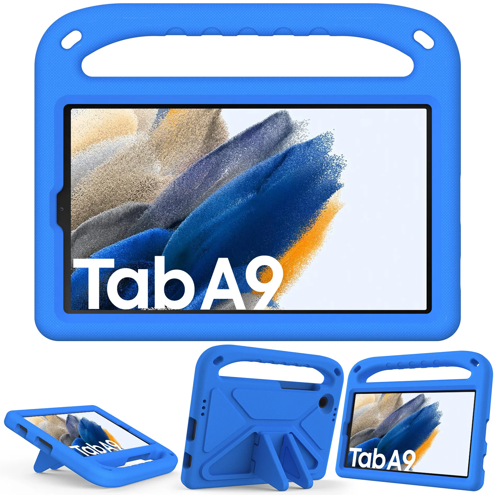 

Чехол для планшета Galaxy Tab A9 8,7 дюйма SM X110 X115, чехол Funda EVA, безопасная подставка-держатель, чехол для Samsung Galaxy Tab A9 Plus 11