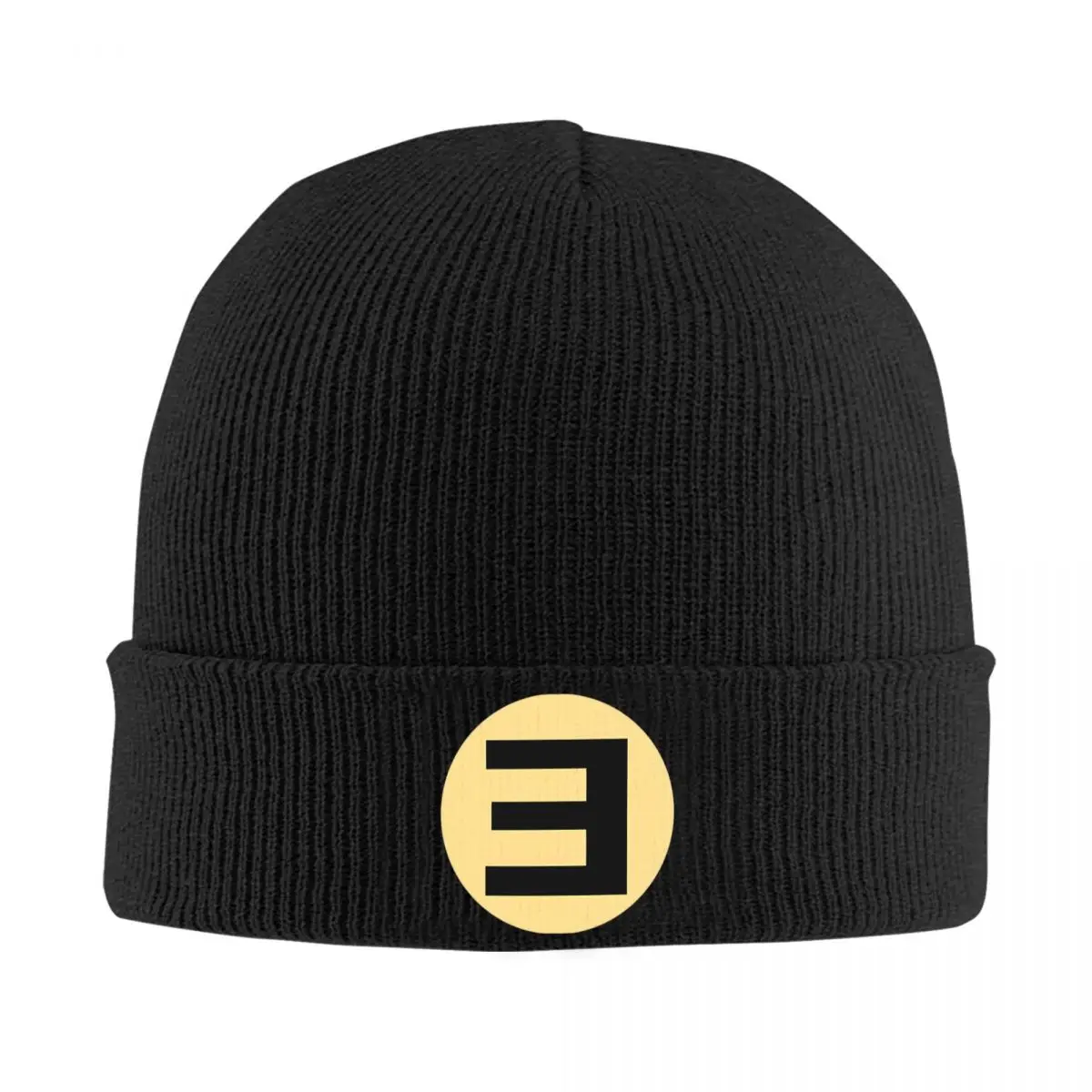 Eminem E Letter Print Beanie Hats Fan Art Knit Hat Gym Thermal Elastic Men Women Caps Winter Street Bonnet Hats Birthday Present