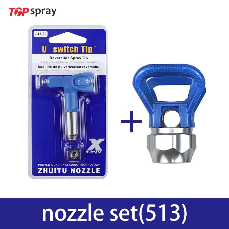 

Airless Paint Spray Gun Nozzle 515/517/519/655 And Other Types Of Nozzle Sprayer Spray Gun Head Suitable For Titan/Wagner