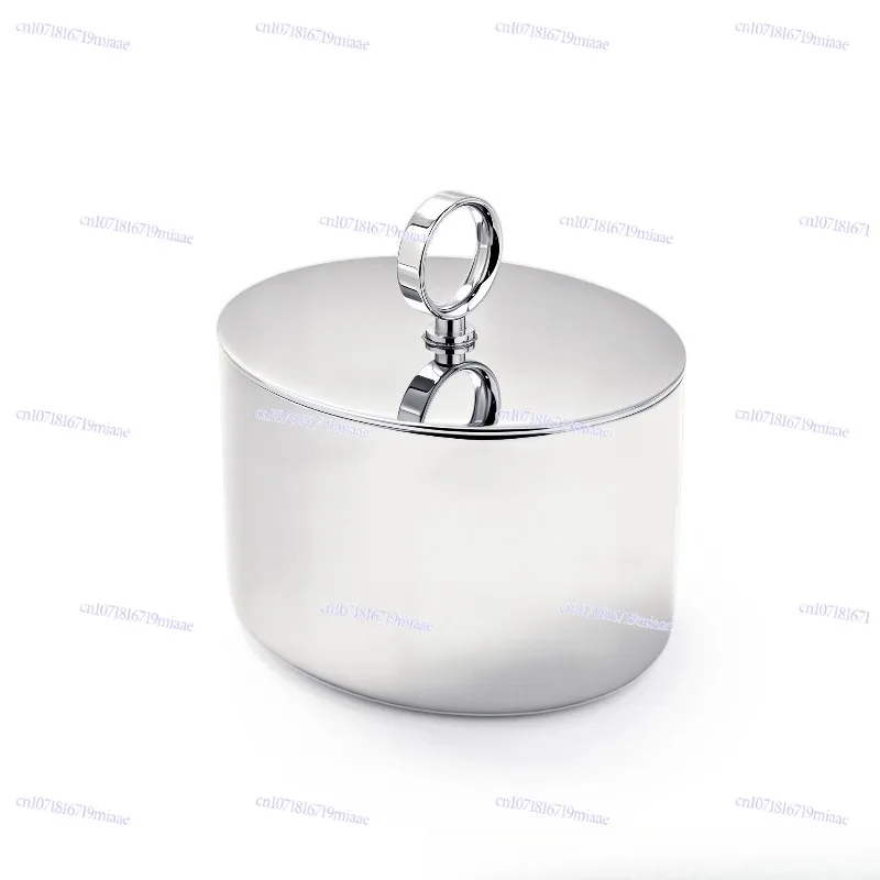 

Зеркальный светлый контейнер для специй из нержавеющей стали, многофункциональный герметичный влагостойкий антибактериальный контейнер для хранения специй