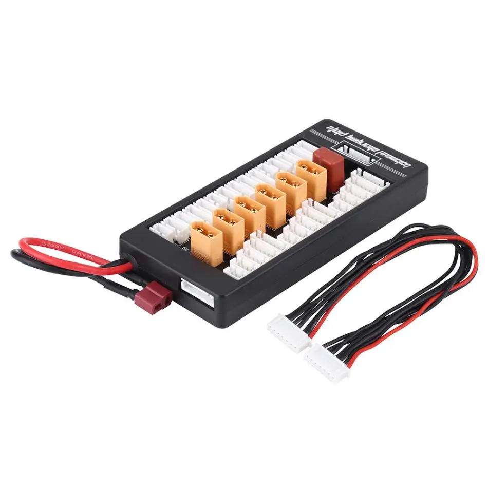 Multi 2S-6S Lipo Parallelo Equilibrato di Ricarica di Bordo XT30 XT60 T Spina Per RC Battery Charger B6AC a6 720i Al Litio