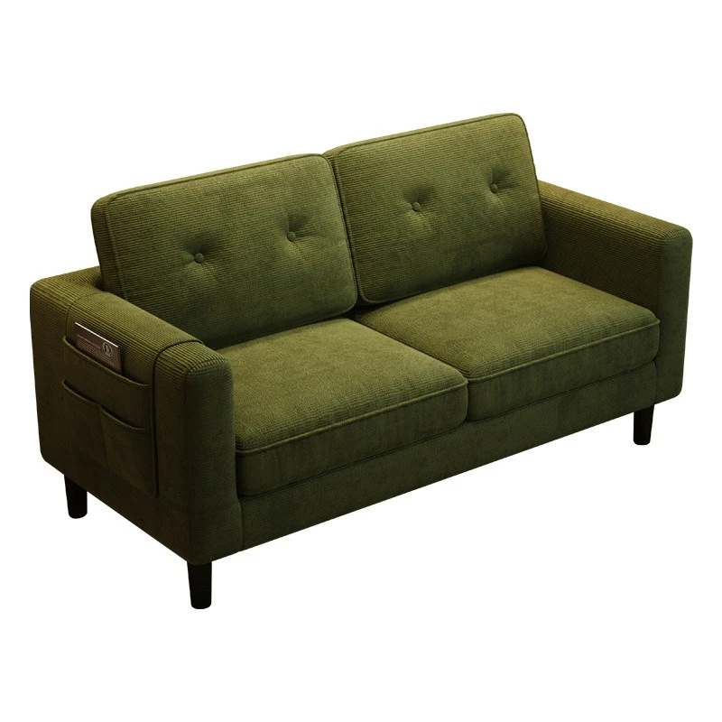 

Sofa Living Room Small Apartment Bedroom Rental Apartment Clothing Store Rest Area New Double Triple Fabric Sofa