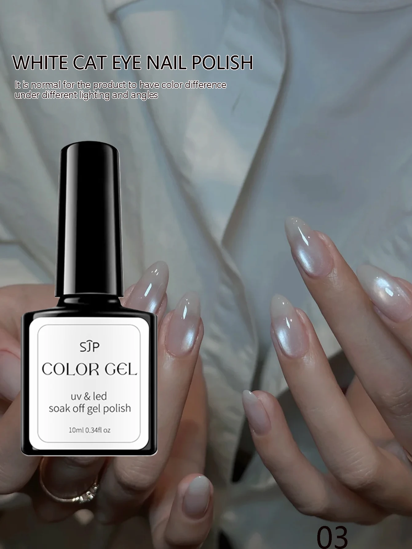 10 ml silberner All-Match-Katzenaugen-Nagellack, Weihnachts-Gel-Nagellack, Y2k-Grundlack, nicht abwischbarer Decklack, mattierter Nagellack, rosa Frenc