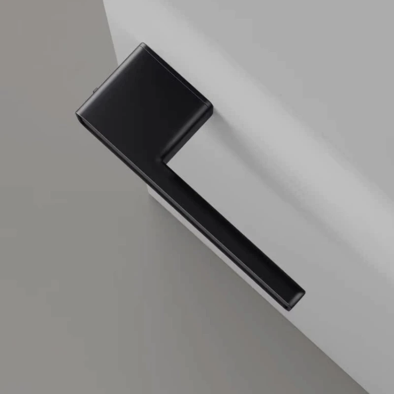 Parts Suitable for Bedroom Minimalist Door Handle Dark Door Lock Hidden Unilateral Special Invisible Door Lock