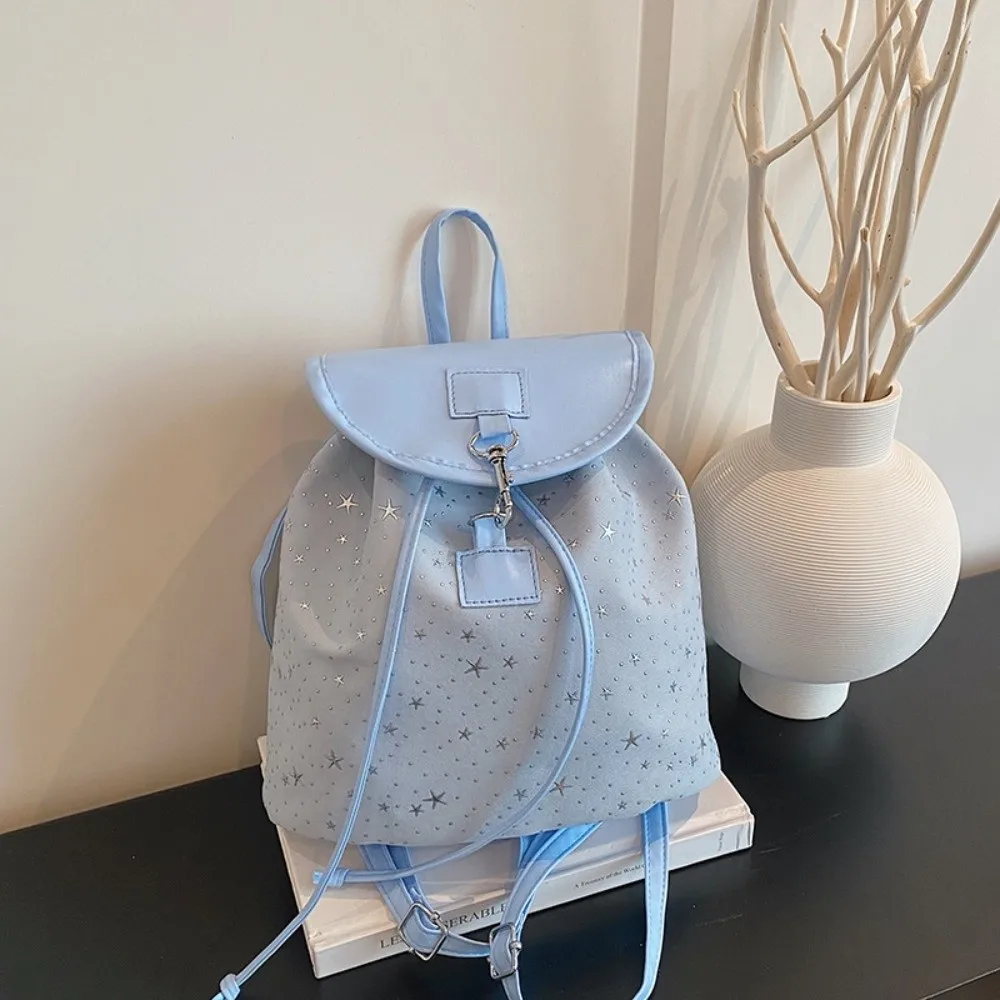 

Fashion Y2k Women Backpack Large Capacity Lightweight Travel Backpack Star Shoulder Bag Schoolbags